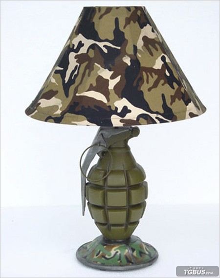 手榴弹迷彩台灯(Grenade Lamp)